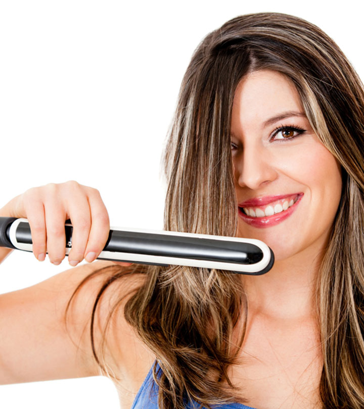 how to use hair straightener