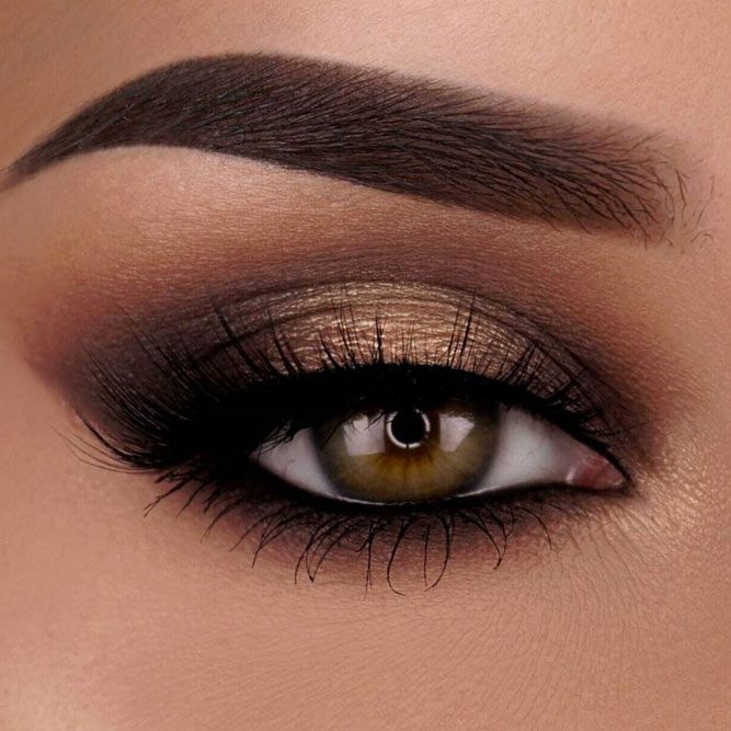 brown eye shadow