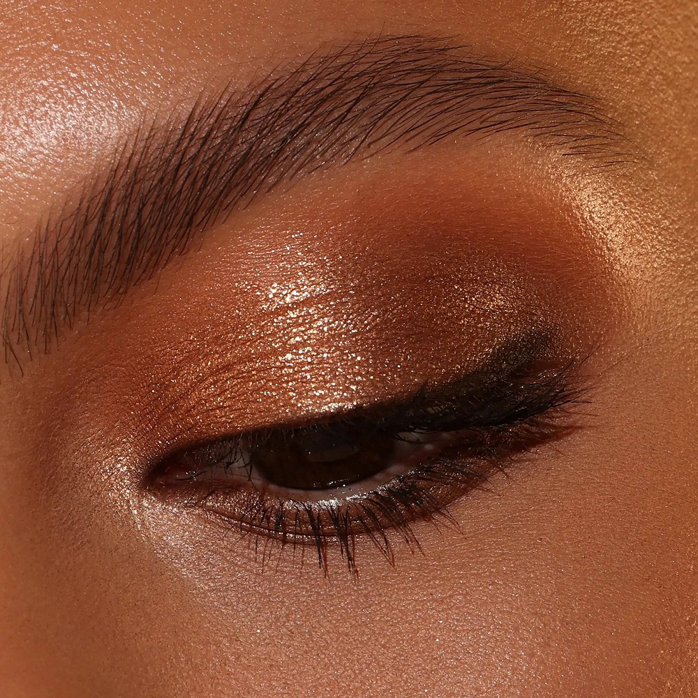 gold brown eye shadow