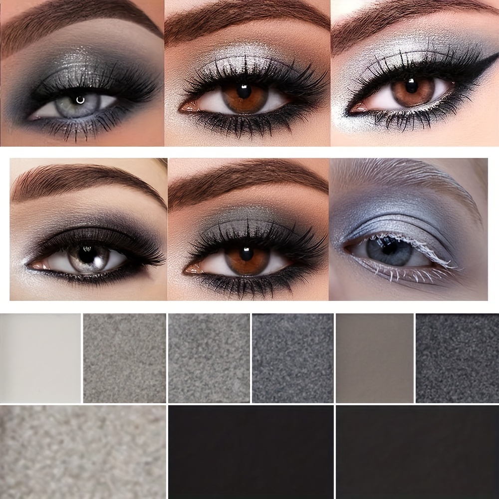 gray eye shadow